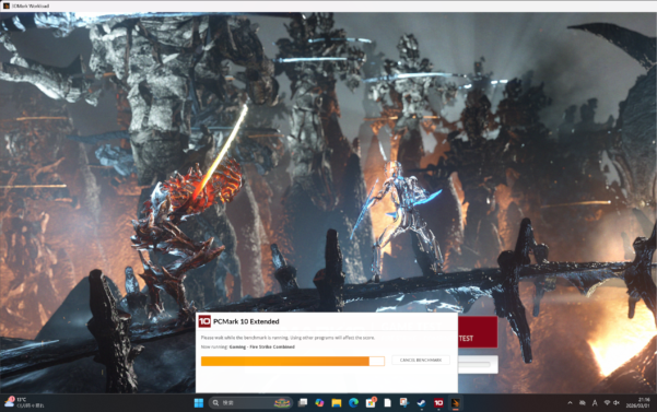 22.■■ Alienware AuroraのスペックをPC MARK 10で測定中の様子_3