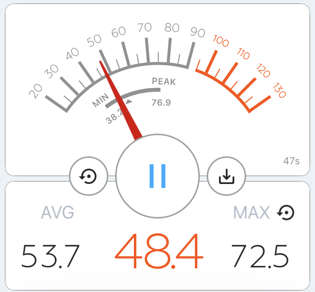 Alienware Auroraのゲームプレイ高負荷時の騒音の実測結果
